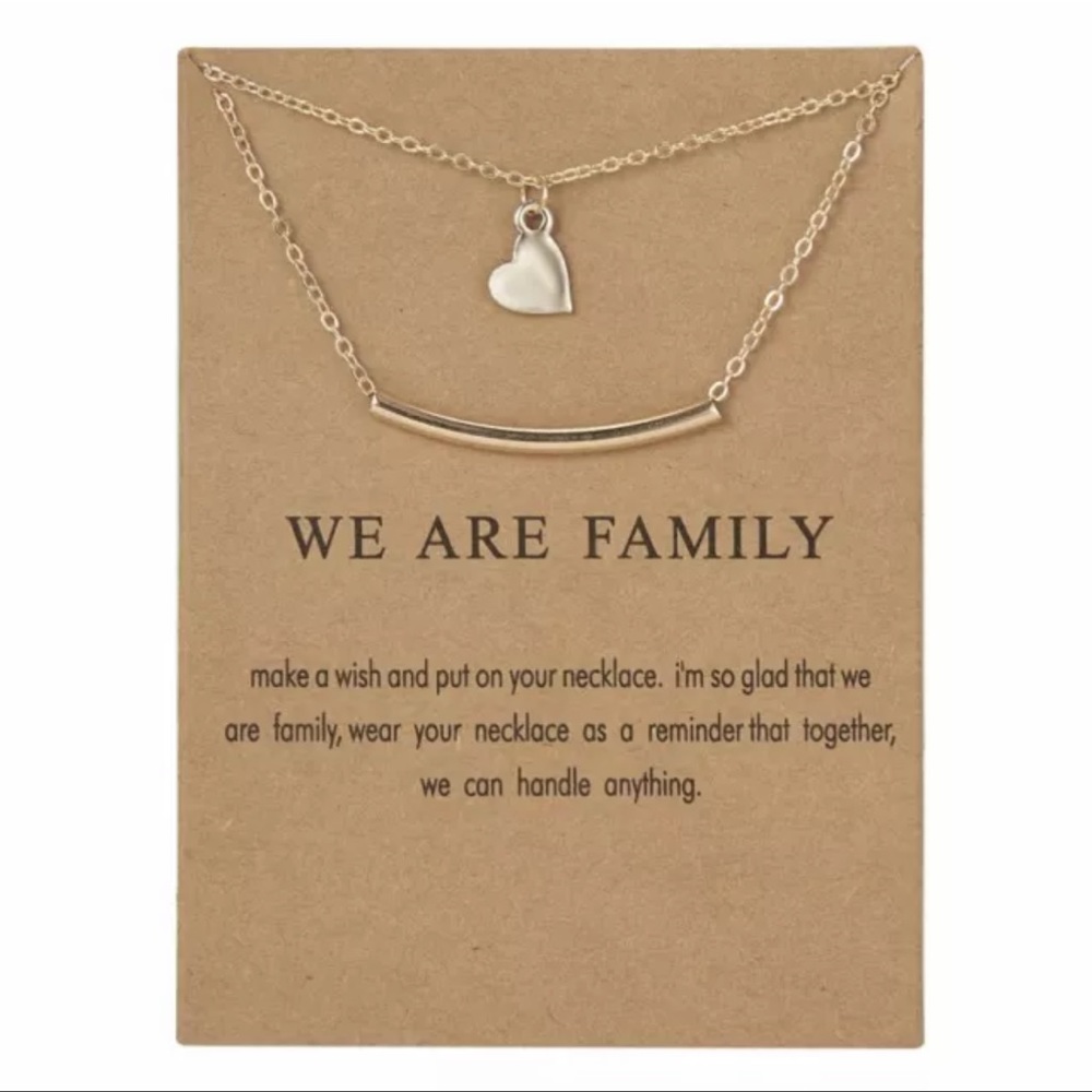 NEW We Are Family Necklace